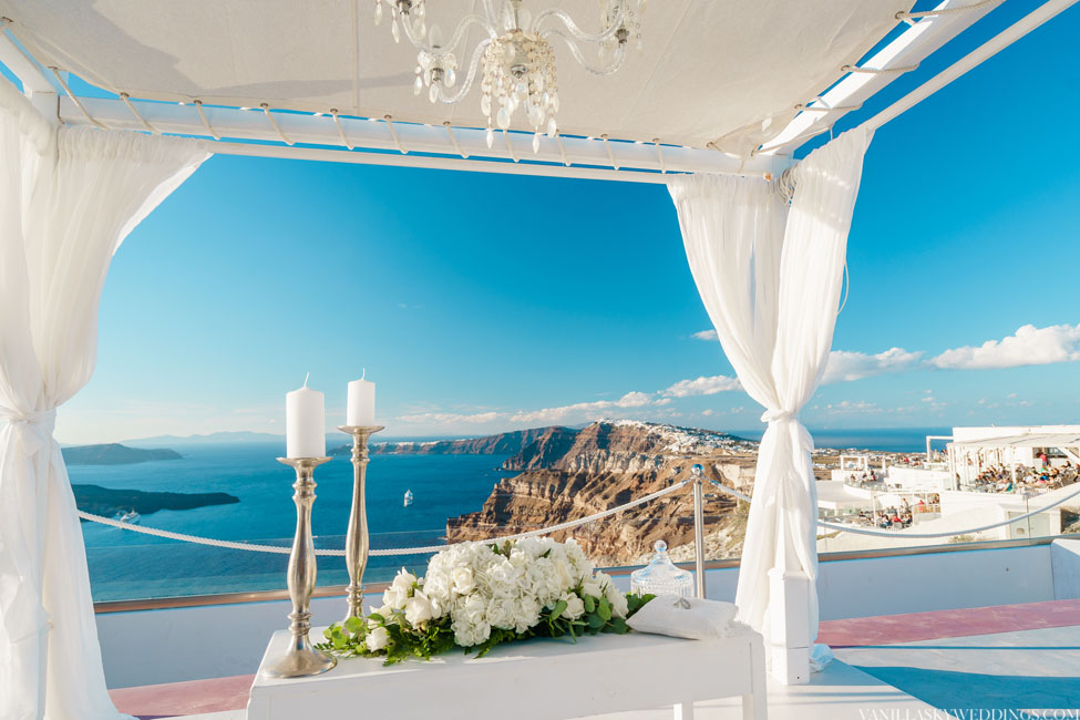 Santorini Gem Perfect Venue For Large Or Smaller Scale Weddings With Amazing View Of The