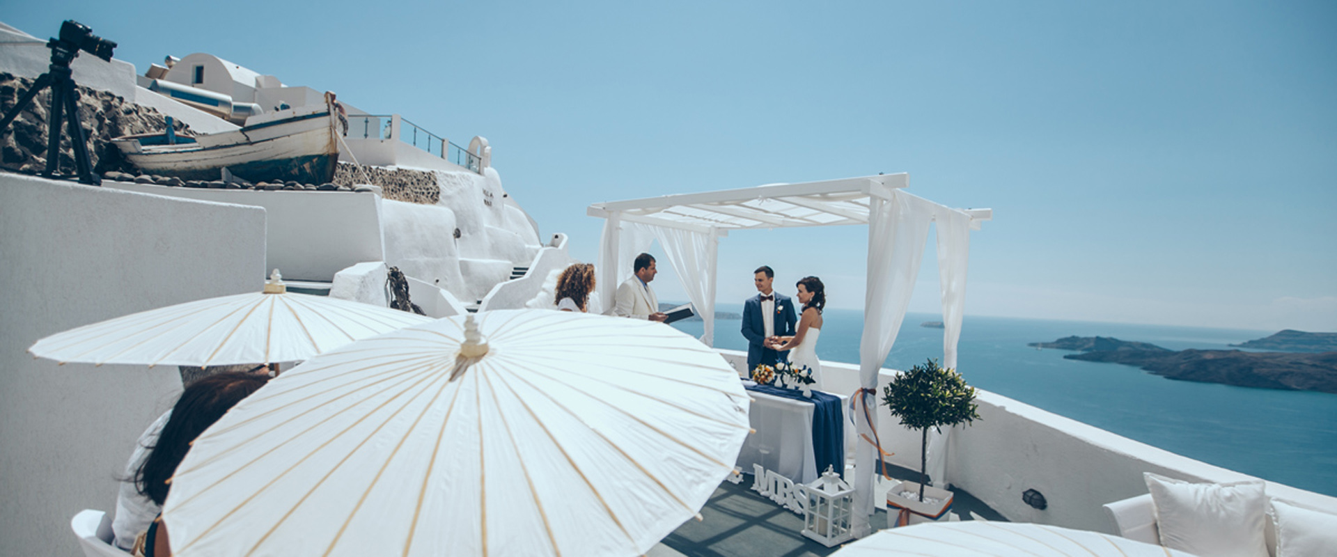 SANTA IRINI (Santorini) - cozy rustic balcony for the weddings with ...